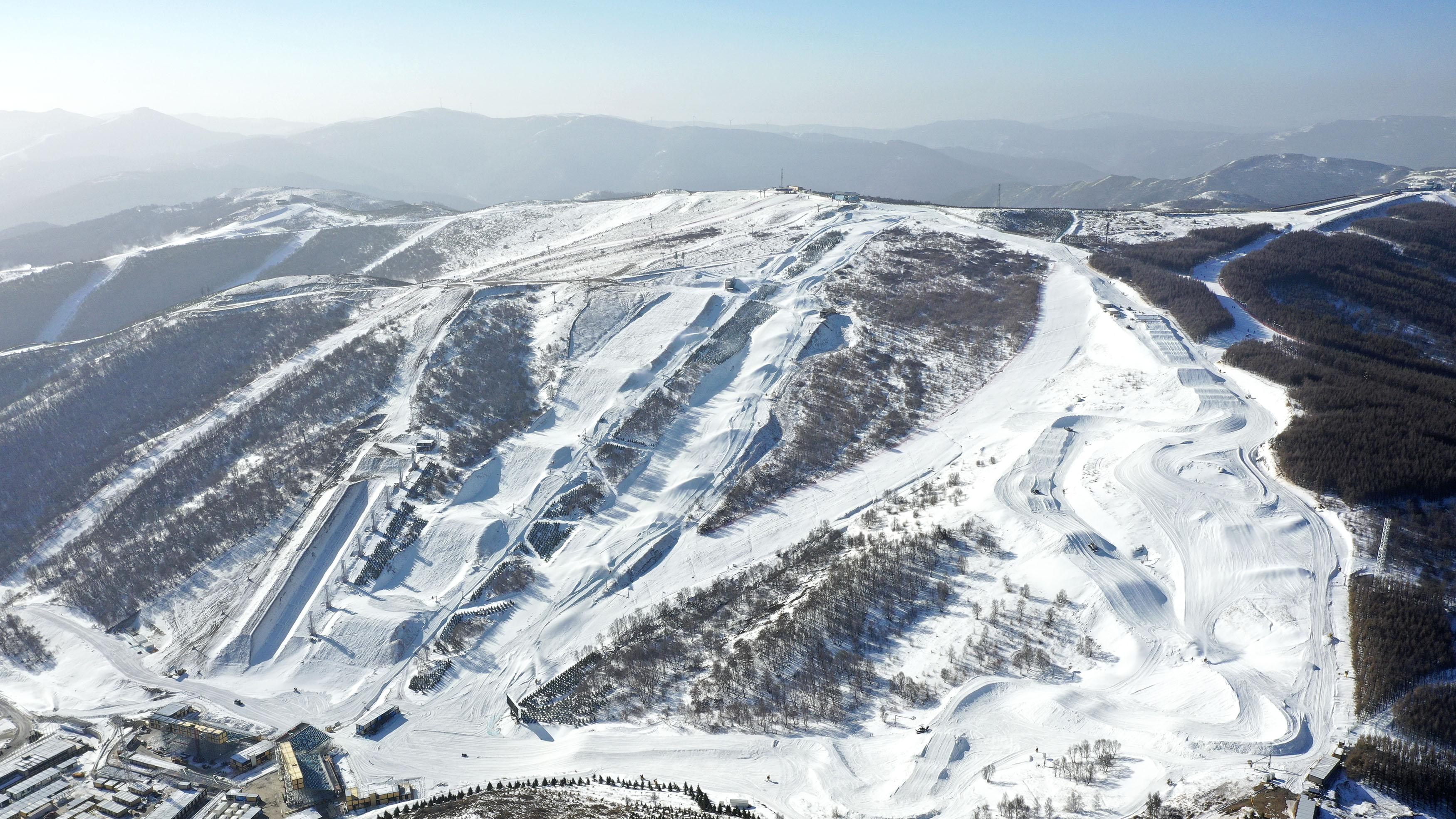 张家口冬奥会滑雪场地图片