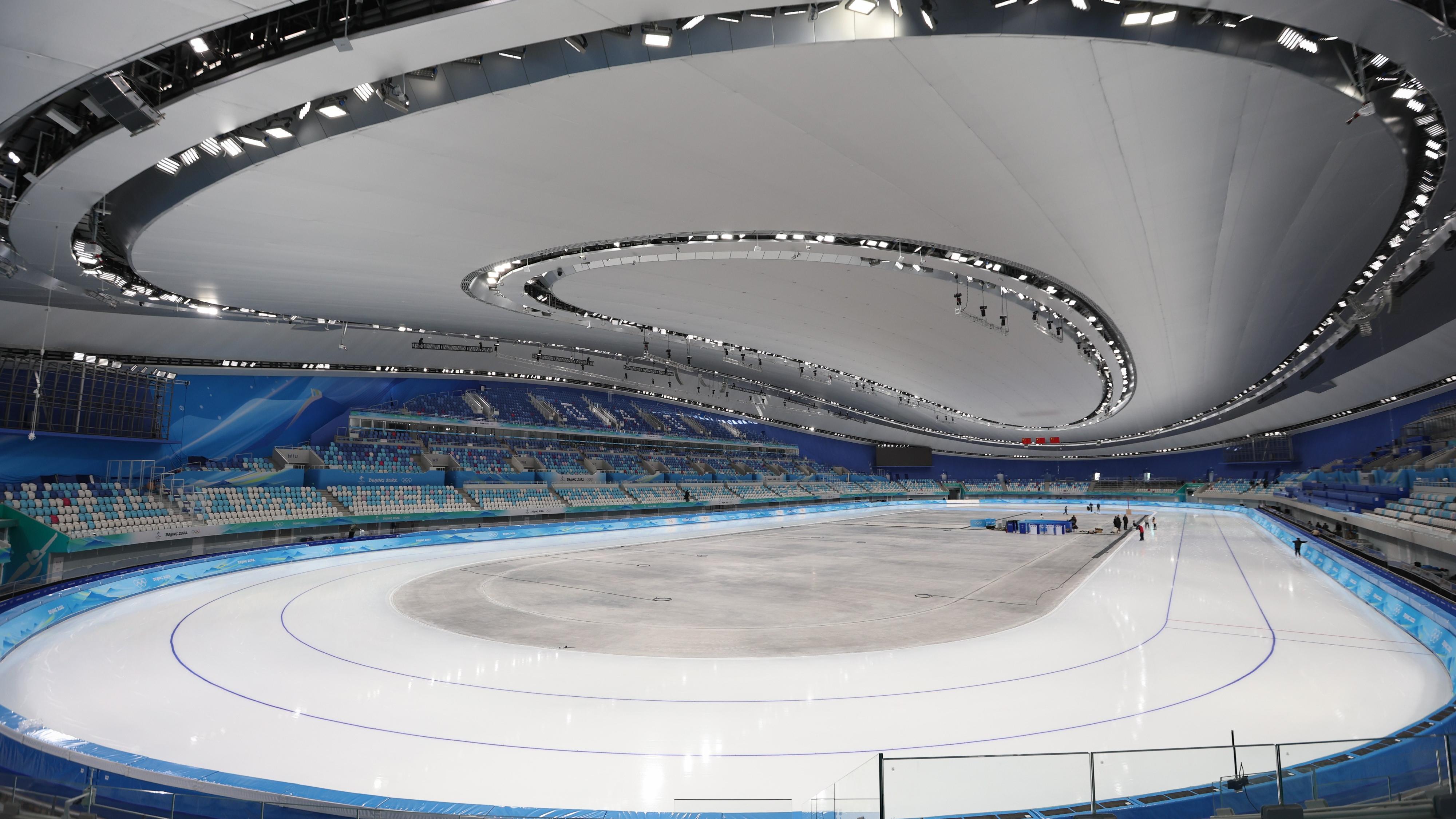 速度滑冰冬奥会选拔赛开赛
