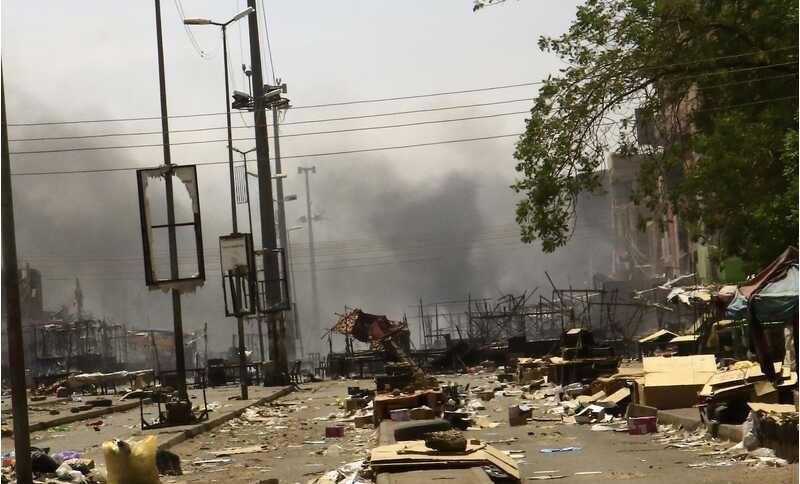 苏丹首都地区一街区遭遇炮击，造成至少5死22伤